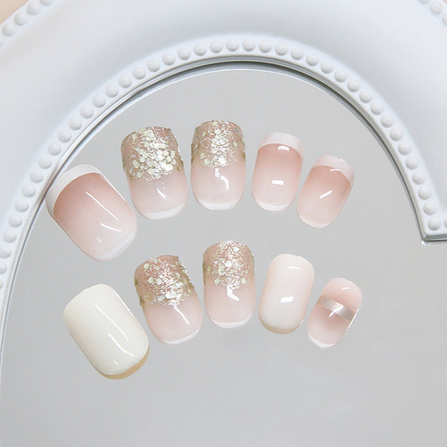Elegant Minimalist Press-On Nail Set (24pcs) (DESIGN 7360)