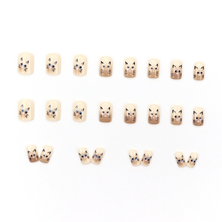 Elegant Minimalist Press-On Nail Set (24pcs) (DESIGN 7596)