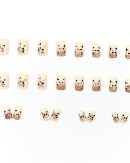 Elegant Minimalist Press-On Nail Set (24pcs) (DESIGN 7596)