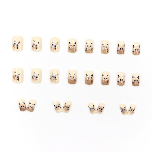 Elegant Minimalist Press-On Nail Set (24pcs) (DESIGN 7596)