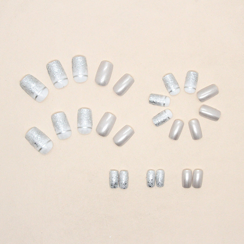 Elegant Minimalist Press-On Nail Set (24pcs) (DESIGN 7476)