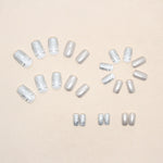 Elegant Minimalist Press-On Nail Set (24pcs) (DESIGN 7476)