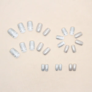 Elegant Minimalist Press-On Nail Set (24pcs) (DESIGN 7476)