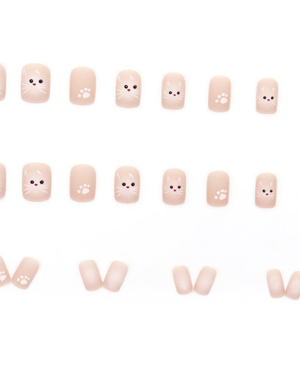 Elegant Minimalist Press-On Nail Set (24pcs) (DESIGN 7512)