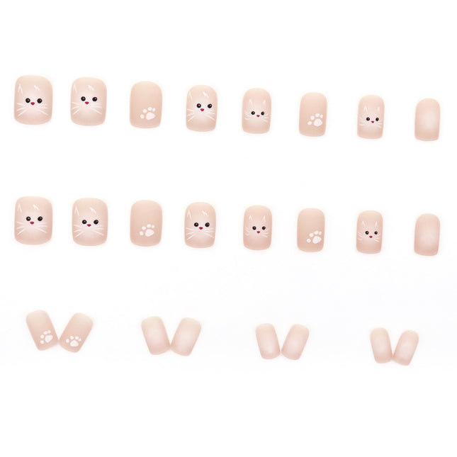 Elegant Minimalist Press-On Nail Set (24pcs) (DESIGN 7512)