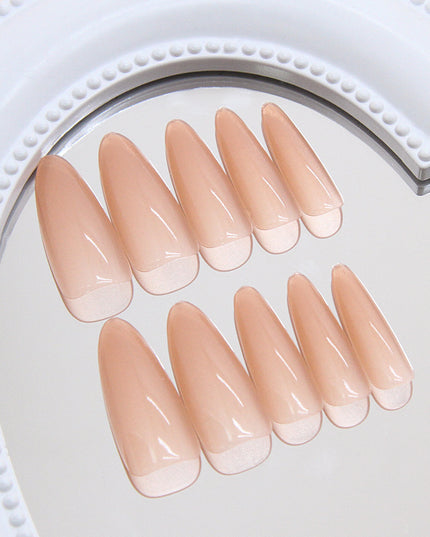 Elegant Minimalist Press-On Nail Set (24pcs) (DESIGN 7306)