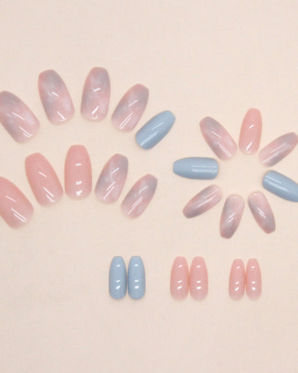 Elegant Minimalist Press-On Nail Set (24pcs) (DESIGN 7431)