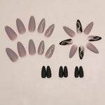 Elegant Minimalist Press-On Nail Set (24pcs) (DESIGN 7436)