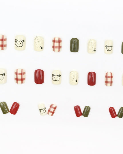 Elegant Minimalist Press-On Nail Set (24pcs) (DESIGN 7544)
