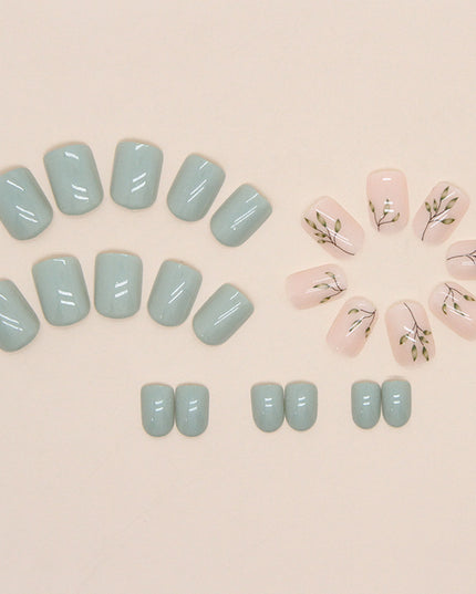 Elegant Minimalist Press-On Nail Set (24pcs) (DESIGN 7434)