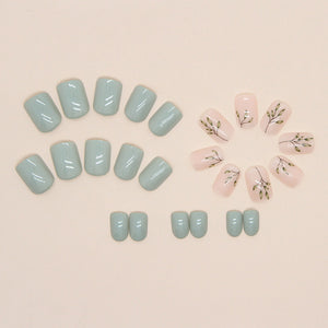 Elegant Minimalist Press-On Nail Set (24pcs) (DESIGN 7434)
