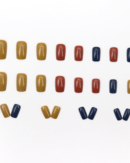 Elegant Minimalist Press-On Nail Set (24pcs) (DESIGN 7653)