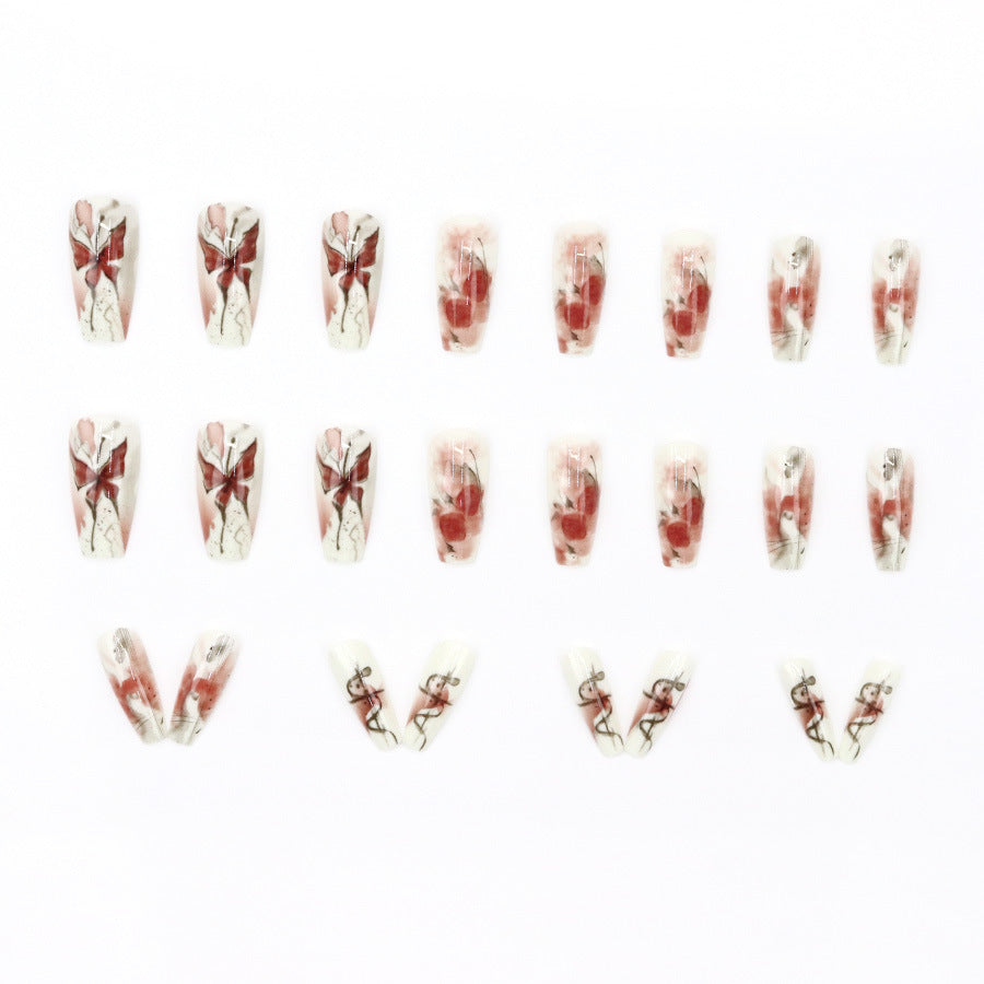 Elegant Minimalist Press-On Nail Set (24pcs) (DESIGN 7582)