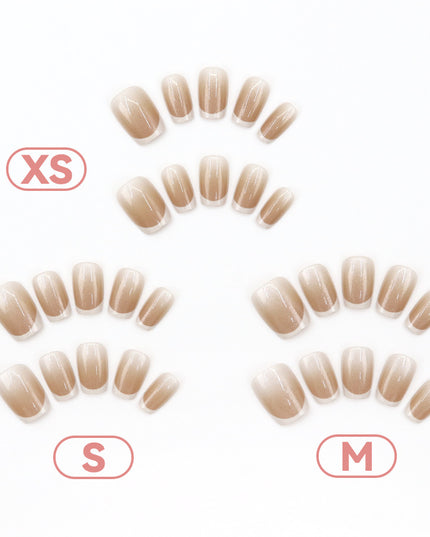 Elegant Minimalist Press-On Nail Set (24pcs) (DESIGN 7520)