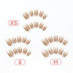 Elegant Minimalist Press-On Nail Set (24pcs) (DESIGN 7520)