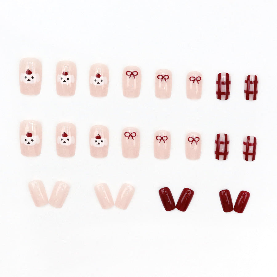 Elegant Minimalist Press-On Nail Set (24pcs) (DESIGN 7564)