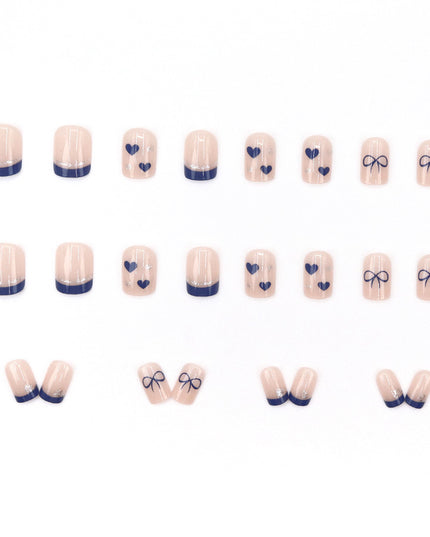 Elegant Minimalist Press-On Nail Set (24pcs) (DESIGN 7583)