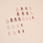 Elegant Minimalist Press-On Nail Set (24pcs) (DESIGN 7478)