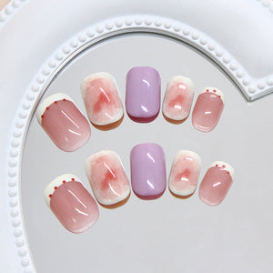Elegant Minimalist Press-On Nail Set (24pcs) (DESIGN 7312)