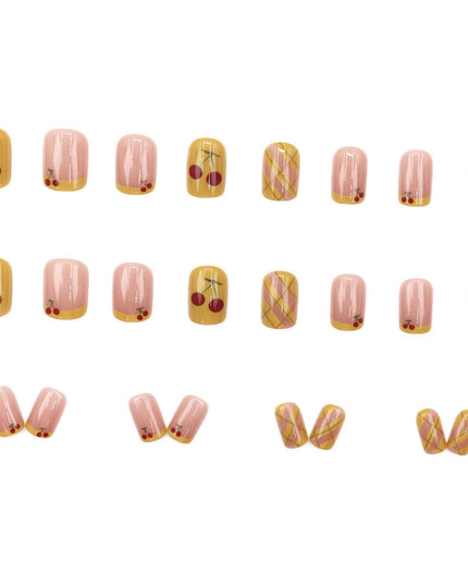 Elegant Minimalist Press-On Nail Set (24pcs) (DESIGN 7521)