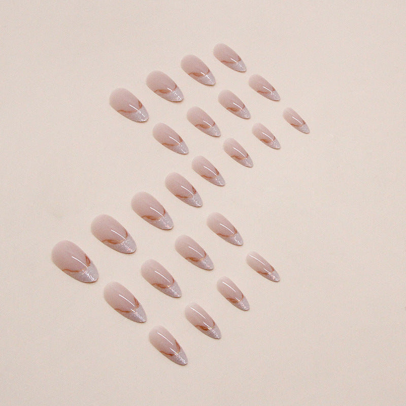 Elegant Minimalist Press-On Nail Set (24pcs) (DESIGN 7428)