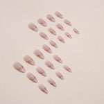 Elegant Minimalist Press-On Nail Set (24pcs) (DESIGN 7428)