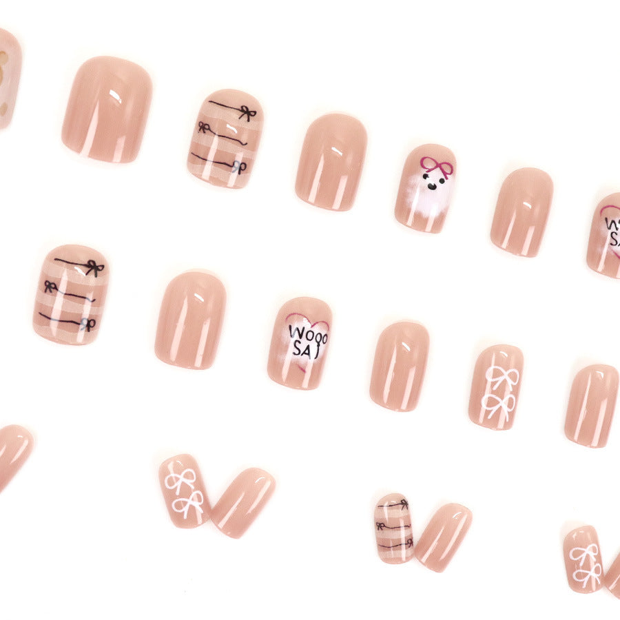 Elegant Minimalist Press-On Nail Set (24pcs) (DESIGN 7509)