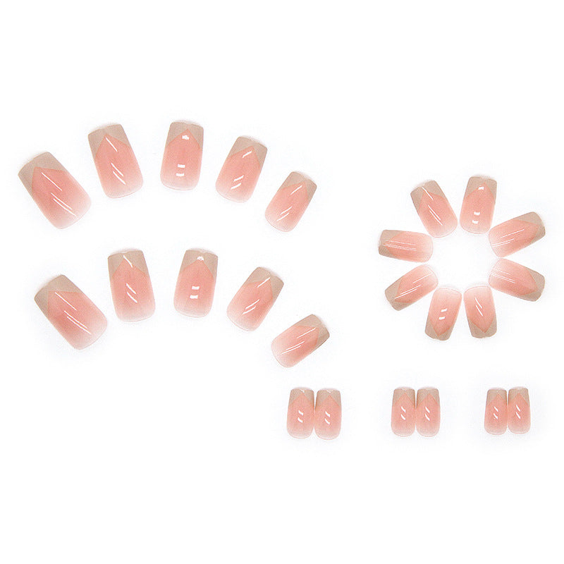 Elegant Minimalist Press-On Nail Set (24pcs) (DESIGN 7411)