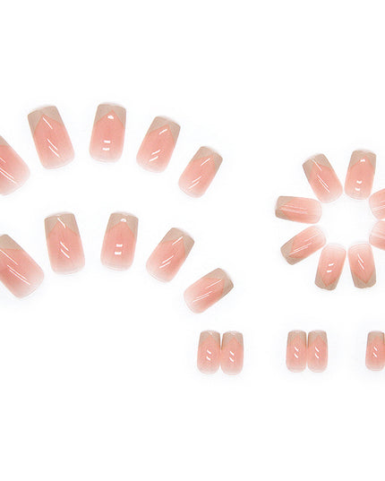 Elegant Minimalist Press-On Nail Set (24pcs) (DESIGN 7411)