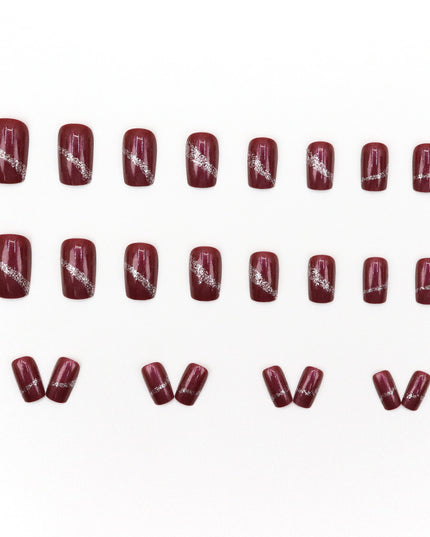 Elegant Minimalist Press-On Nail Set (24pcs) (DESIGN 7604)