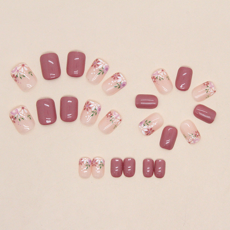 Elegant Minimalist Press-On Nail Set (24pcs) (DESIGN 7441)