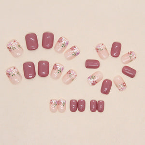 Elegant Minimalist Press-On Nail Set (24pcs) (DESIGN 7441)