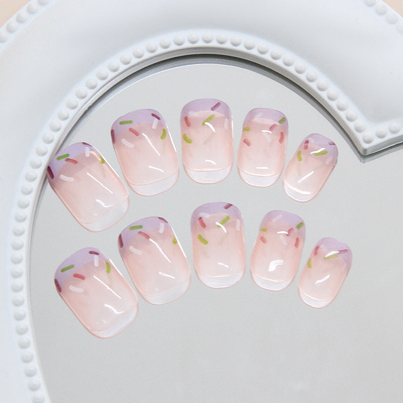 Elegant Minimalist Press-On Nail Set (24pcs) (DESIGN 7311)