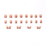 Elegant Minimalist Press-On Nail Set (24pcs) (DESIGN 7666)