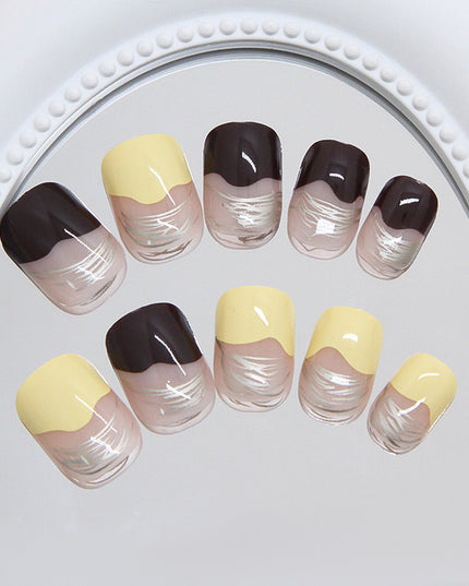 Elegant Minimalist Press-On Nail Set (24pcs) (DESIGN 7449)