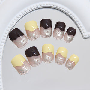 Elegant Minimalist Press-On Nail Set (24pcs) (DESIGN 7449)