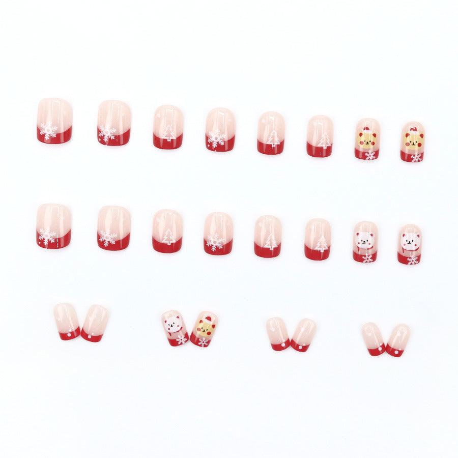 Elegant Minimalist Press-On Nail Set (24pcs) (DESIGN 7618)