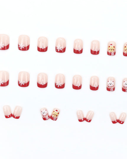 Elegant Minimalist Press-On Nail Set (24pcs) (DESIGN 7618)