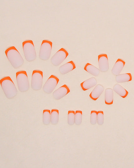 Elegant Minimalist Press-On Nail Set (24pcs) (DESIGN 7348)