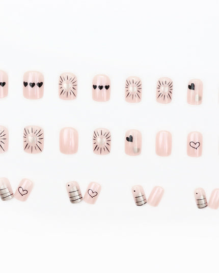 Elegant Minimalist Press-On Nail Set (24pcs) (DESIGN 7554)