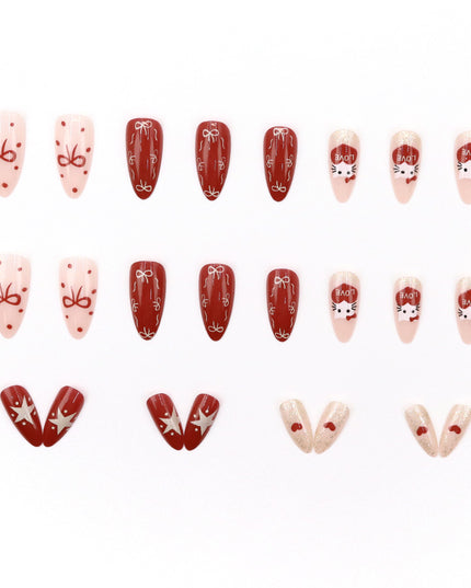 Elegant Minimalist Press-On Nail Set (24pcs) (DESIGN 7616)
