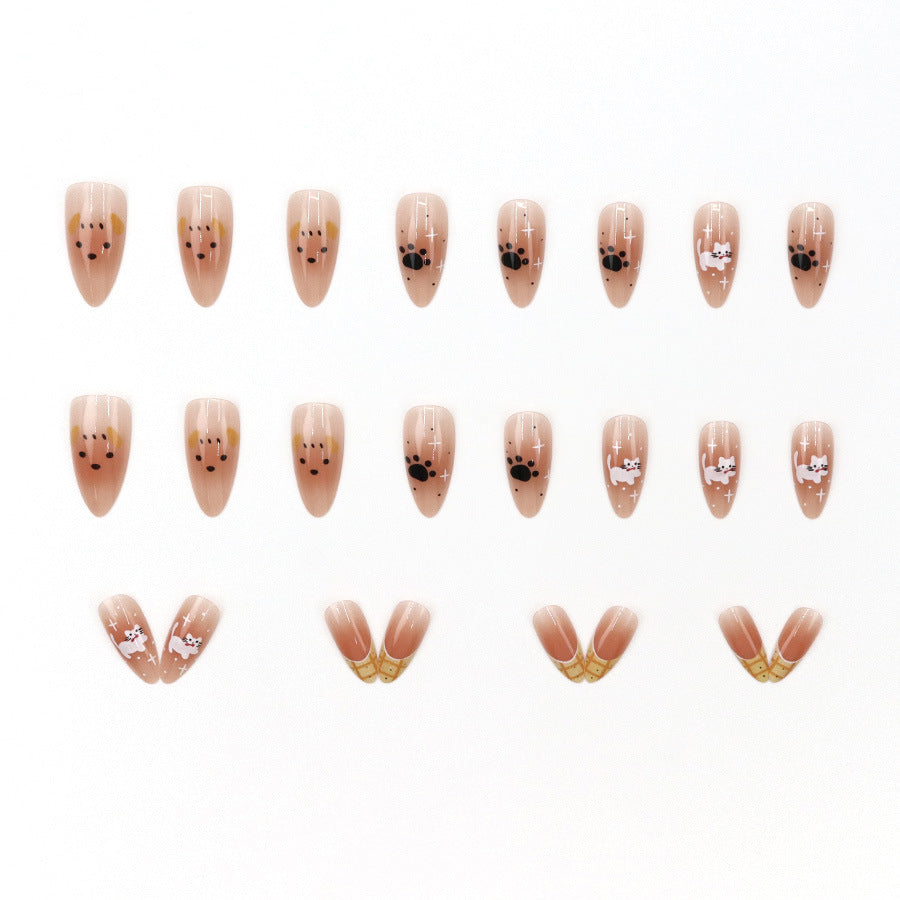 Elegant Minimalist Press-On Nail Set (24pcs) (DESIGN 7623)