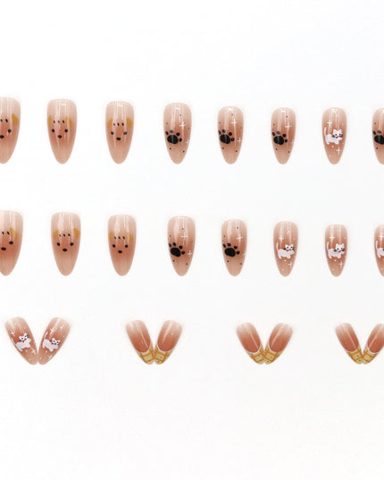 Elegant Minimalist Press-On Nail Set (24pcs) (DESIGN 7623)