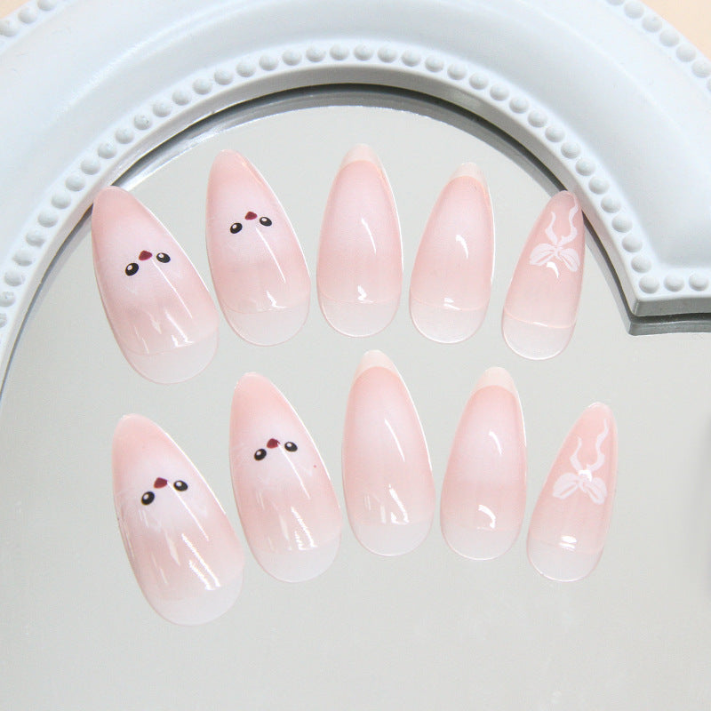 Elegant Minimalist Press-On Nail Set (24pcs) (DESIGN 7354)