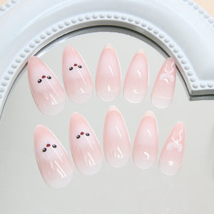 Elegant Minimalist Press-On Nail Set (24pcs) (DESIGN 7354)