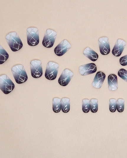 Elegant Minimalist Press-On Nail Set (24pcs) (DESIGN 7439)
