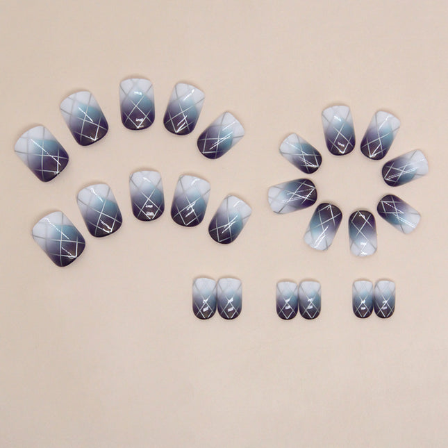 Elegant Minimalist Press-On Nail Set (24pcs) (DESIGN 7439)