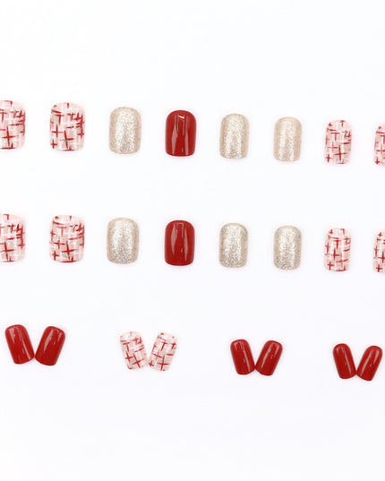 Elegant Minimalist Press-On Nail Set (24pcs) (DESIGN 7615)