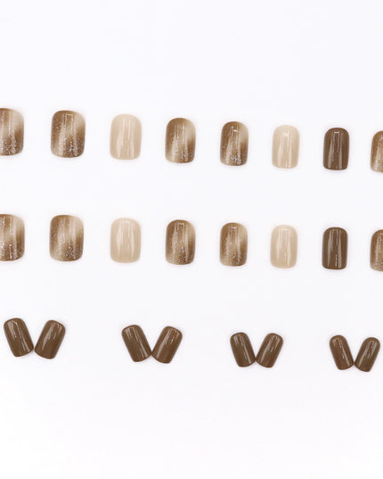 Elegant Minimalist Press-On Nail Set (24pcs) (DESIGN 7537)