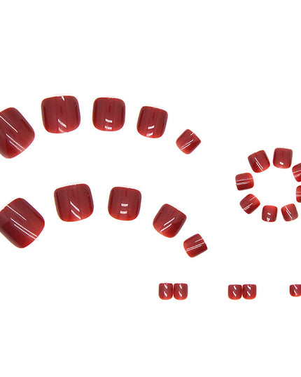 Elegant Minimalist Press-On Nail Set (24pcs) (DESIGN 7493)